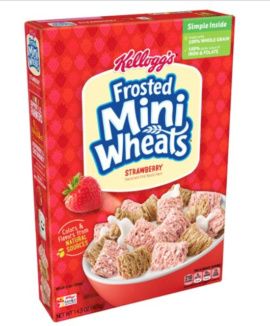 Frosted Mini Wheats Strawberry 14.3oz (BEST BY: JUN 2024)