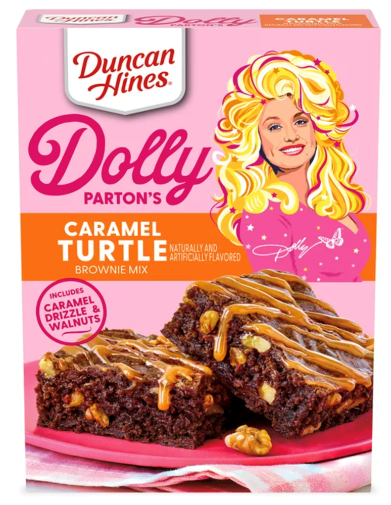 Duncan Hines Dolly Parton's Caramel Turtle Brownie Mix 16.7oz (BEST BY: MARCH 25)