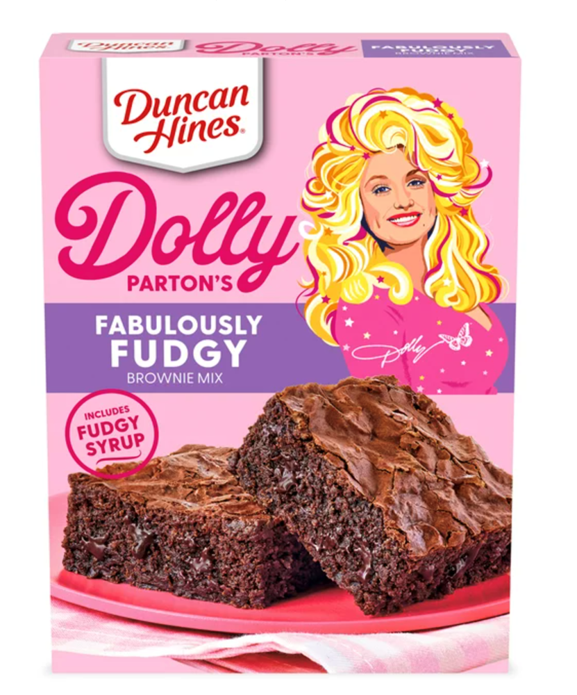 Duncan Hines Dolly Parton's Fabulously Fudgy Brownie Mix 17.6oz