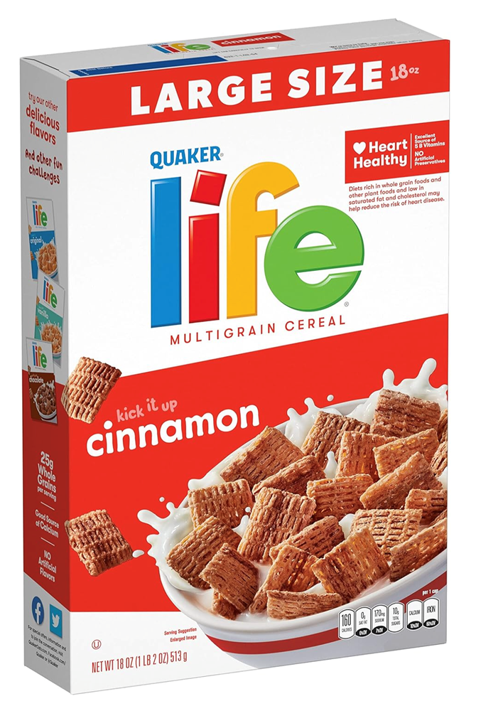 Life Cereal Cinnamon 18oz