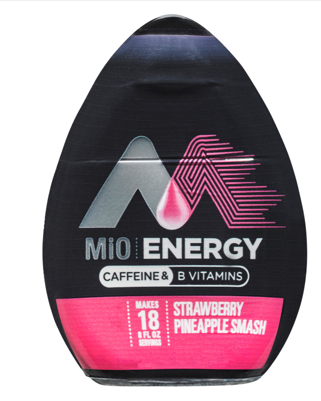 Mio Pineapple Smash Strawberry ENERGY Liquid Water Enhancer 1.62oz (BEST BY: OCT 24)