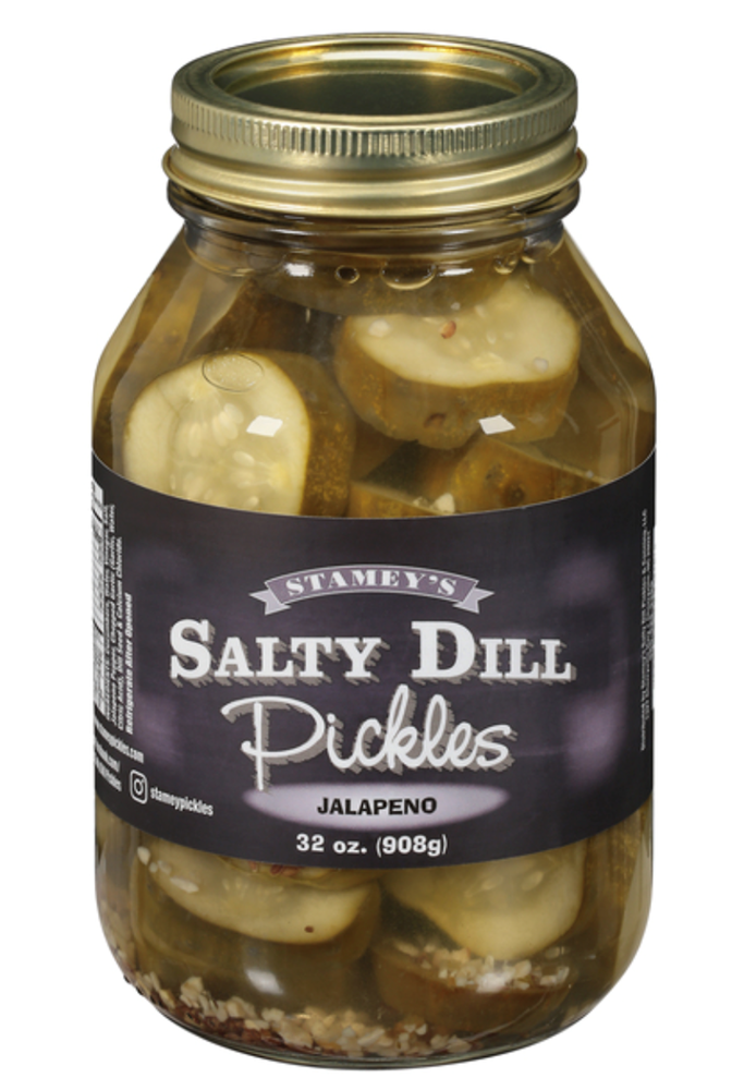 Stamey's Salty Jalapeno Dill Pickles 32oz