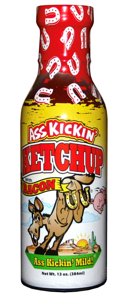 Ass Kickin' Ketchup with Bacon 13oz