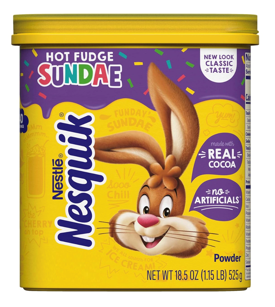 Nesquik Hot Fudge Sundae Powder 18.5oz