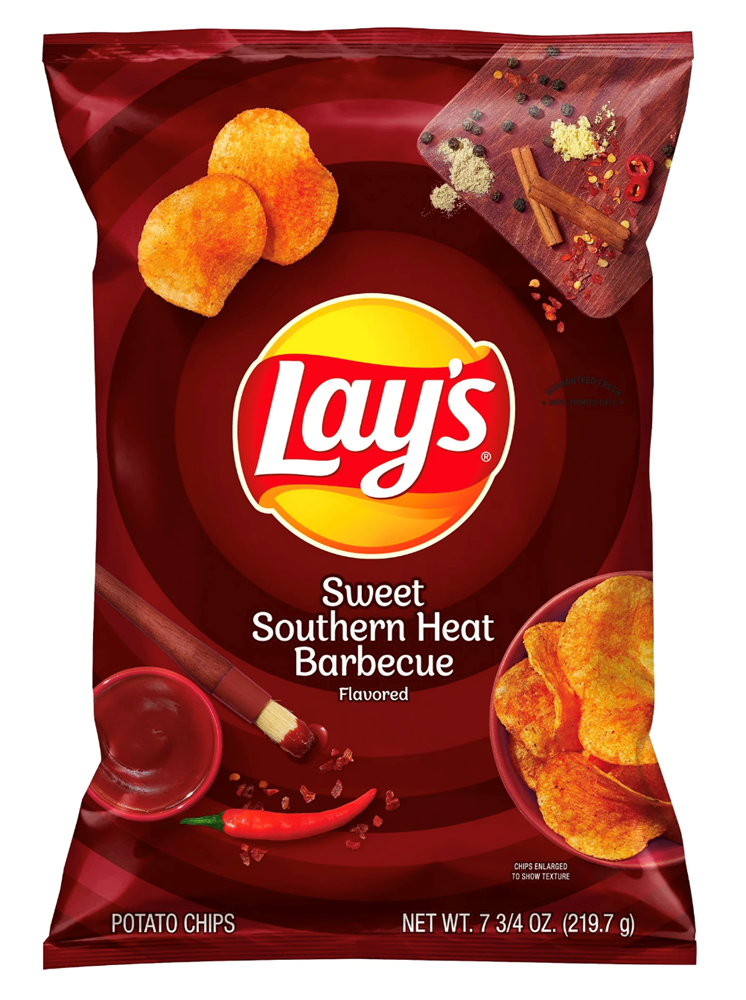 Lay's Sweet Southern Heat Barbecue Potato Chips 6.5oz