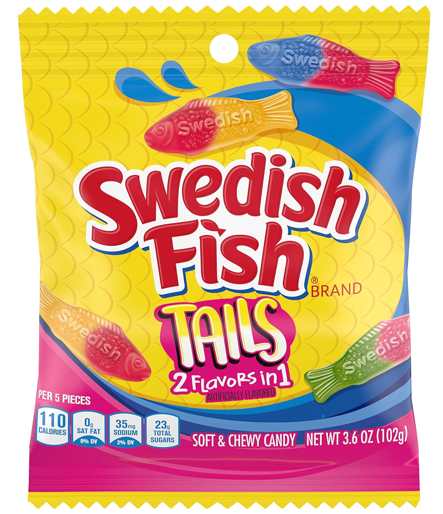 Swedish Fish Tails 2 in 1 3.6oz