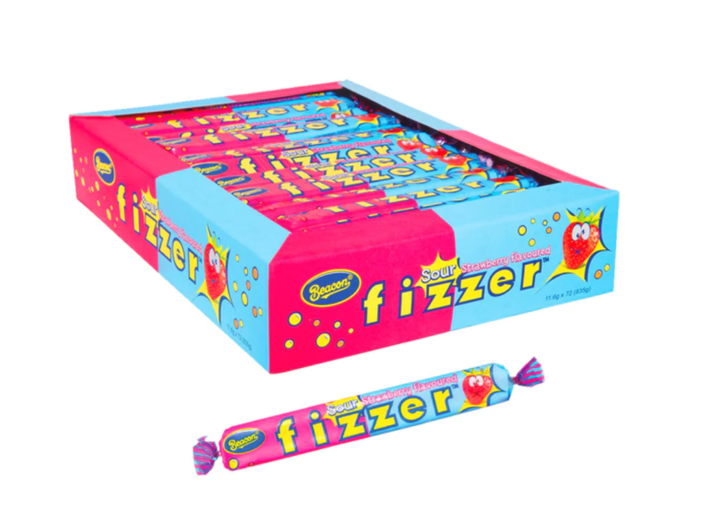 Fizzer Sour Strawberry Chewy Candy 0.4oz