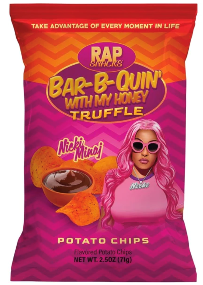 Rap Snacks Nicki Minaj BBQ Honey w/ Truffle 2.5oz (BEST BUY DATE: MARCH 20TH 2025)