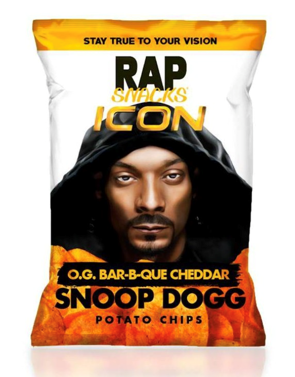 Rap Snacks Snoop Dogg BBQ Cheddar 2.5oz