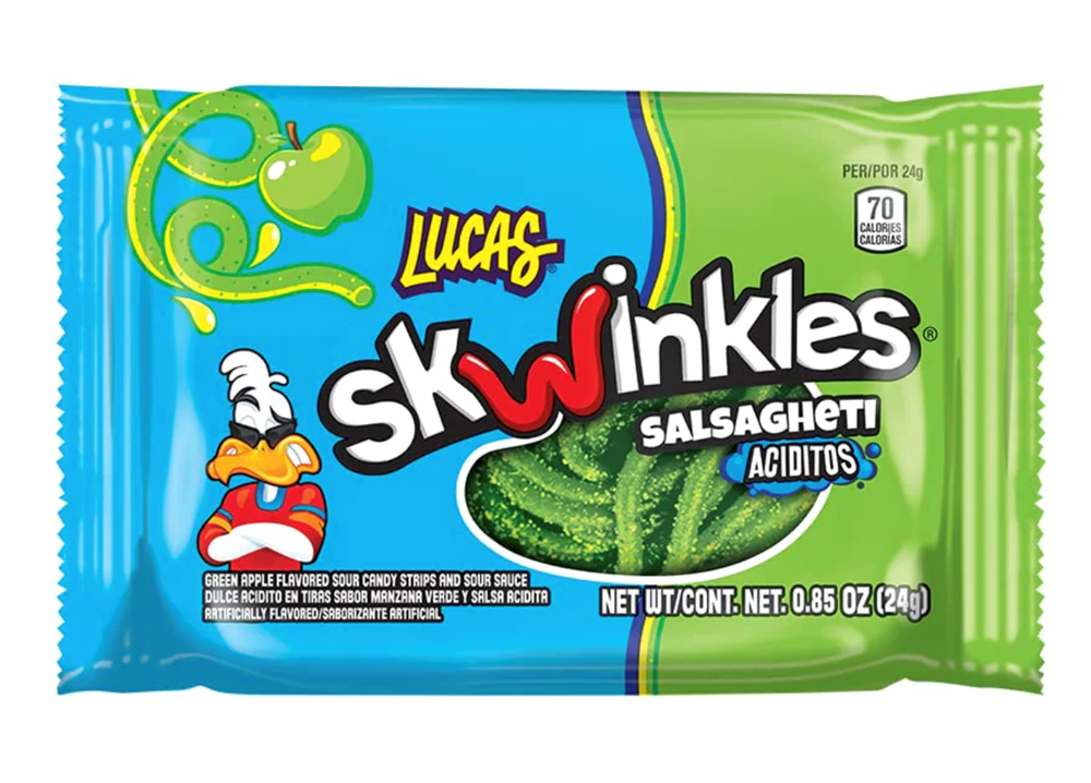 Lucas Skwinkles Sour Salsagheti 0.85oz (BEST BY: SEP 24)