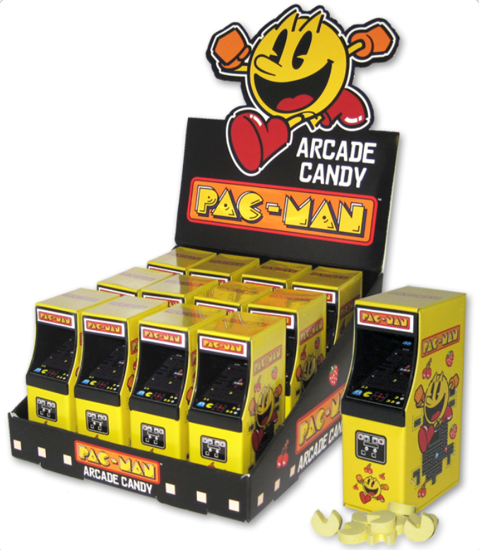 Pac-Man Arcade Tin w/ Strawberry Candy 0.6oz