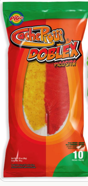 Slaps Lollipops Doublex Cucumber Chamoy 10 Pieces 3.53oz