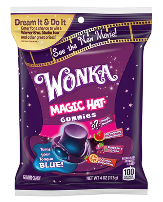 Wonka Magic Hat Gummies 4oz