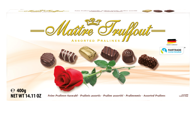 Maitre Truffout Assorted Pralines Rose 14oz