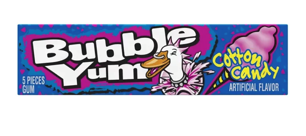 Bubble Yum cotton Candy 5 Pieces