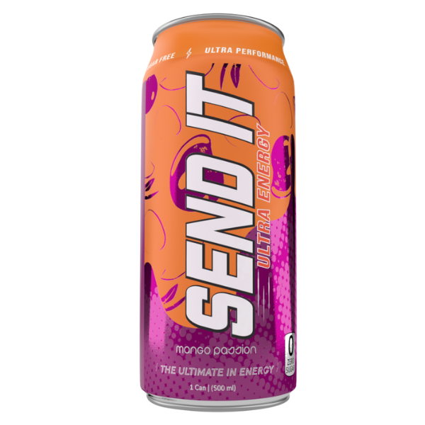 Send It Ultra Energy Drink Mango Passion 16.9oz
