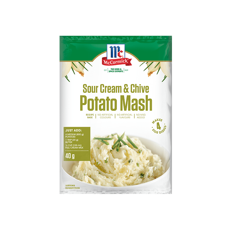 McCormick Sour Cream & Chive Potato Mash Recipe Base 40g