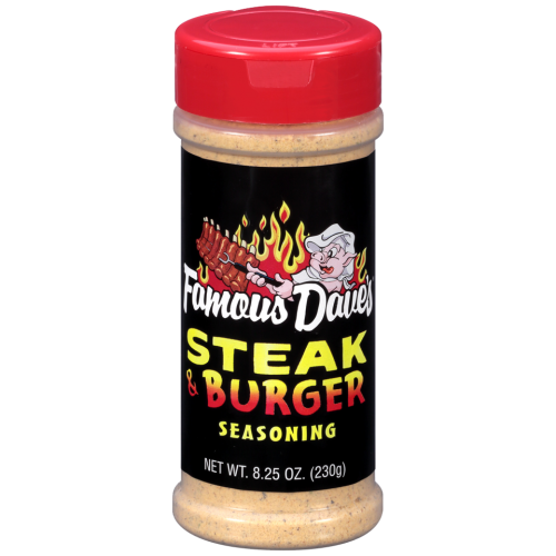 Famous Dave's Steak & Burger Seasoning 8.25oz (BEST BY: MAY 2025)