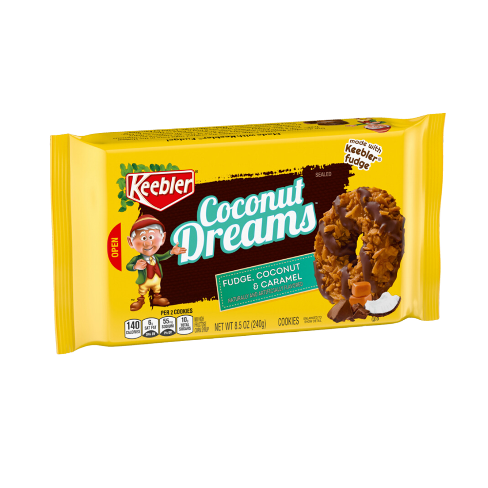 Keebler Coconut Dreams Cookies 8.5oz (BEST BY: APRIL 2024)