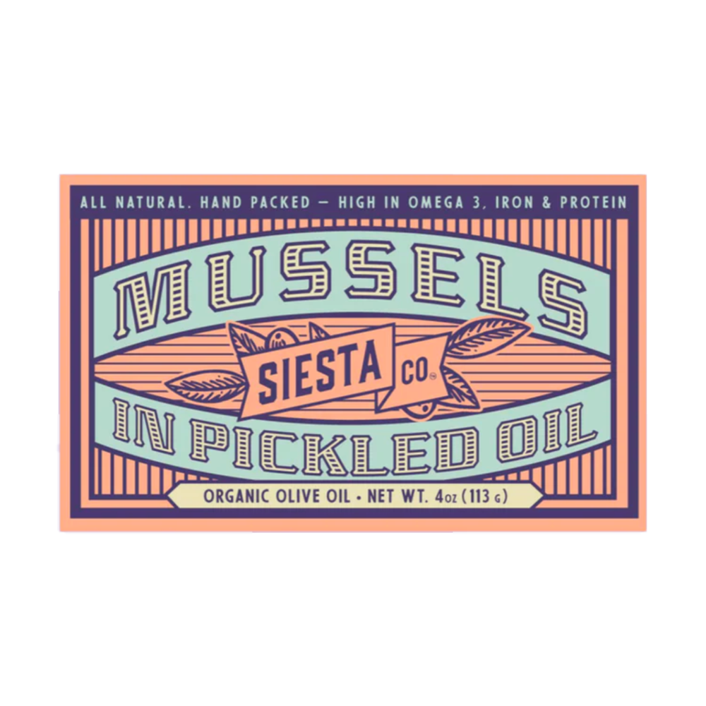 Siesta Co. Mussels in Pickled Oil 4oz