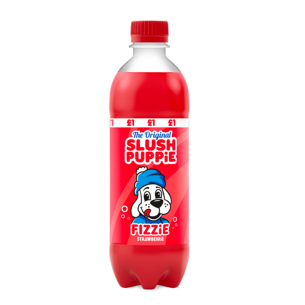 Slush Puppie Fizzie Strawberry Soda 16.9oz