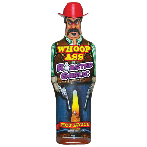 Whoop Ass Roasted Garlic Hot Sauce 5.6oz