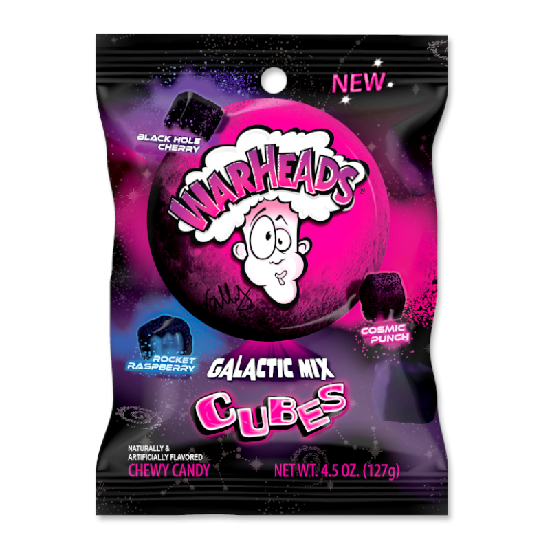 Warheads Galactic Mix Cubes 4.5oz