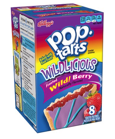 Pop Tarts Frosted Wildlicious Wildberry 8 Pack