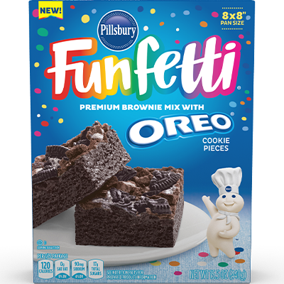 Pillsbury Funfetti Oreo Brownie Mix 15.5oz