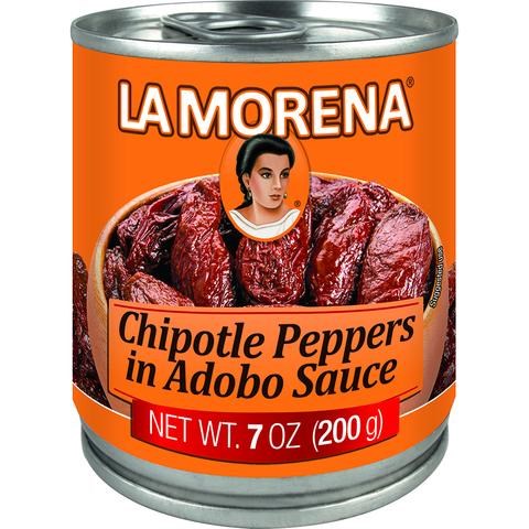 La Morena Crushed Chipotle Peppers in Adobo Sauce Can 7.93 oz
