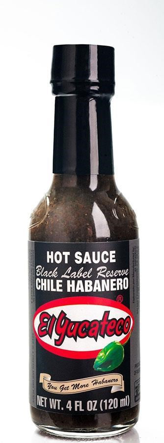 El Yucateco Black Label Reserve Habanero Hot Sauce 4oz