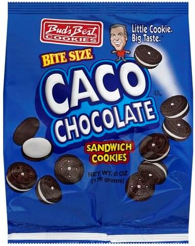 Bud's Best Caco Chocolate Sandwich Cookies 6oz (BEST BY: JuiN 2025)