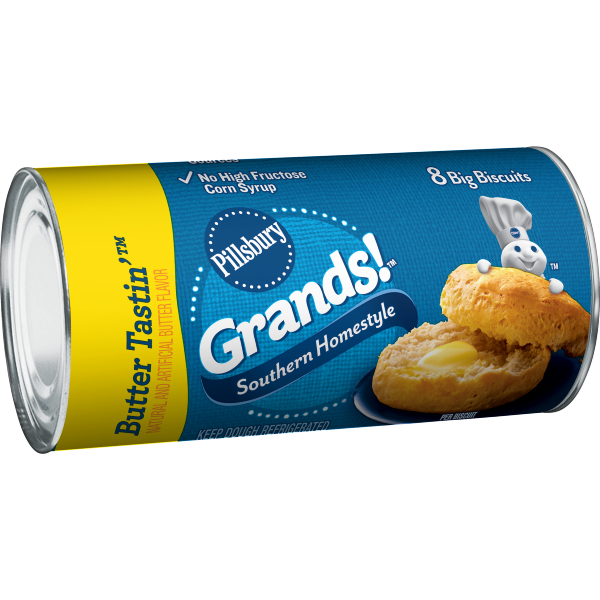 Pillsbury Grands! Southern Homestyle Butter Tastin' Biscuits 8ct (BEST BY: JUN 2025)