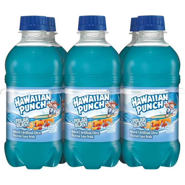 Hawaiian Punch Polar Blast 6 Pack 600oz Usafoods 6754