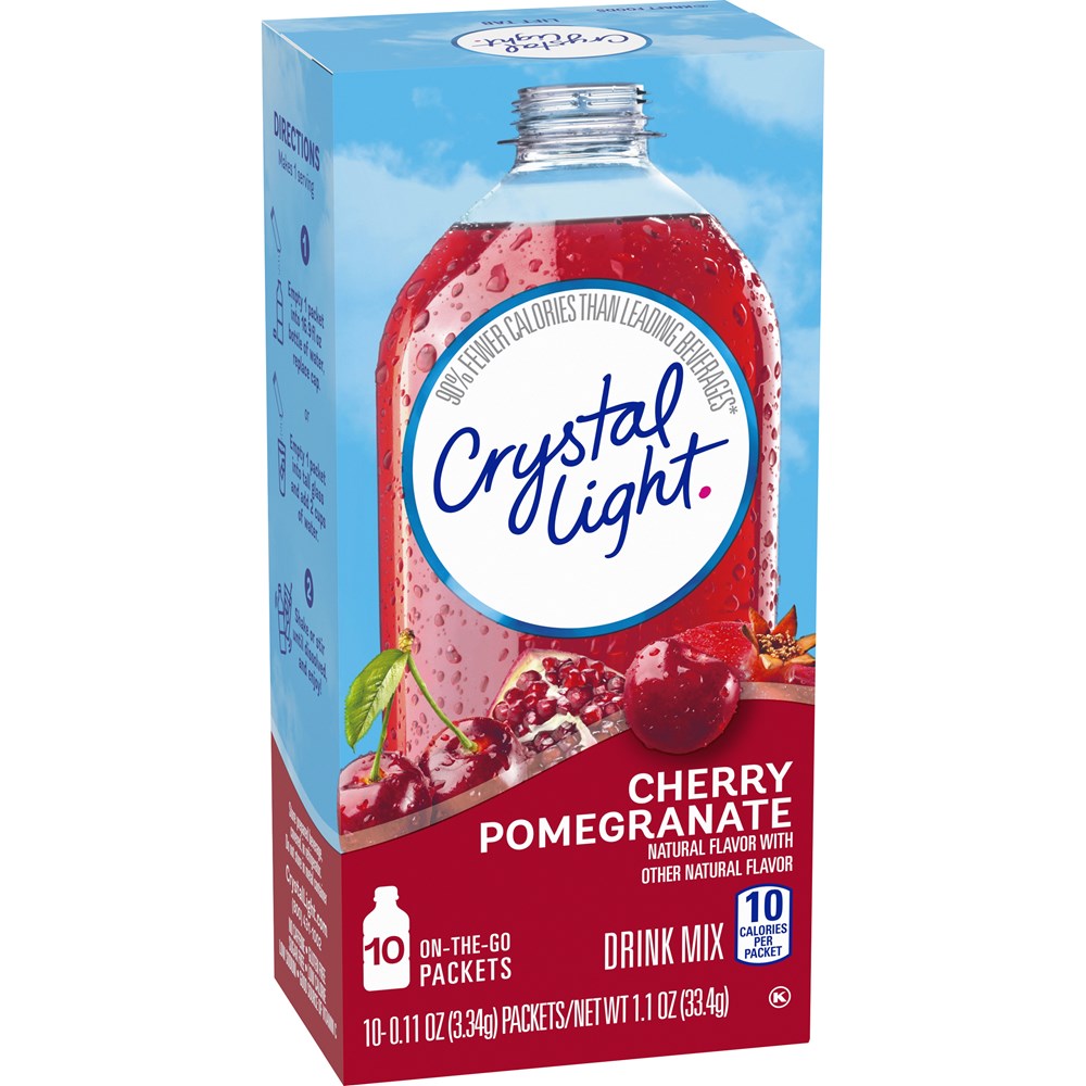 Crystal Light Cherry Pomegranate On the Go 10ct