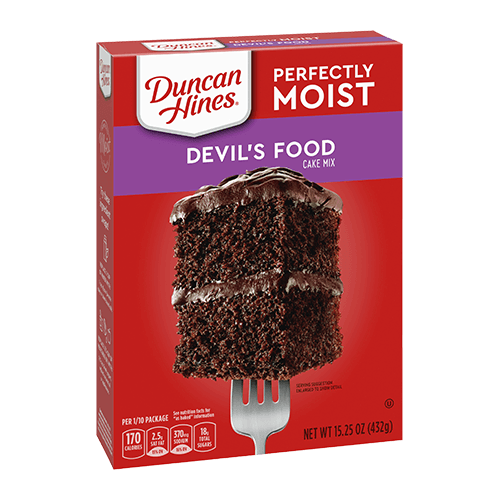 Duncan Hines Perfectly Moist Classic Devil's Food Mix Box 15.25oz