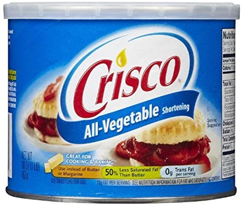 Crisco All-Vegetable Shortening Canister 16oz