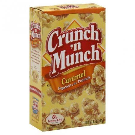 Crunch 'n Munch Caramel Popcorn with Peanuts 3.5oz (BEST BY: JULY 2023)