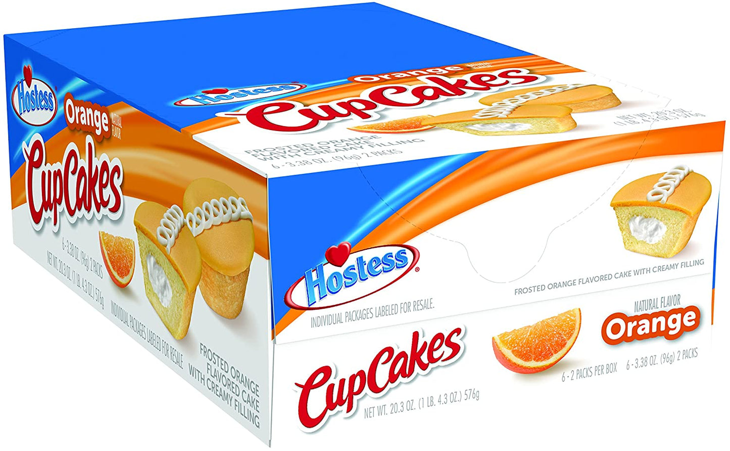 Hostess Orange Cupcakes 12 Pack (6 x 2pk)