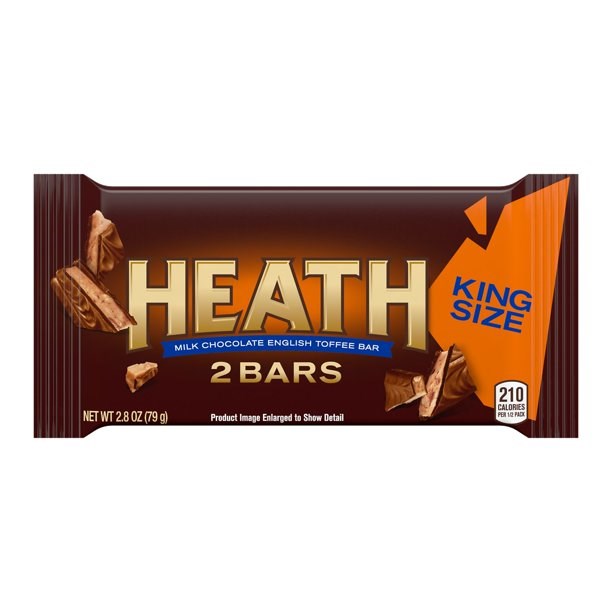 Heath Milk Chocolate English Toffee Bar King Size 2.8oz