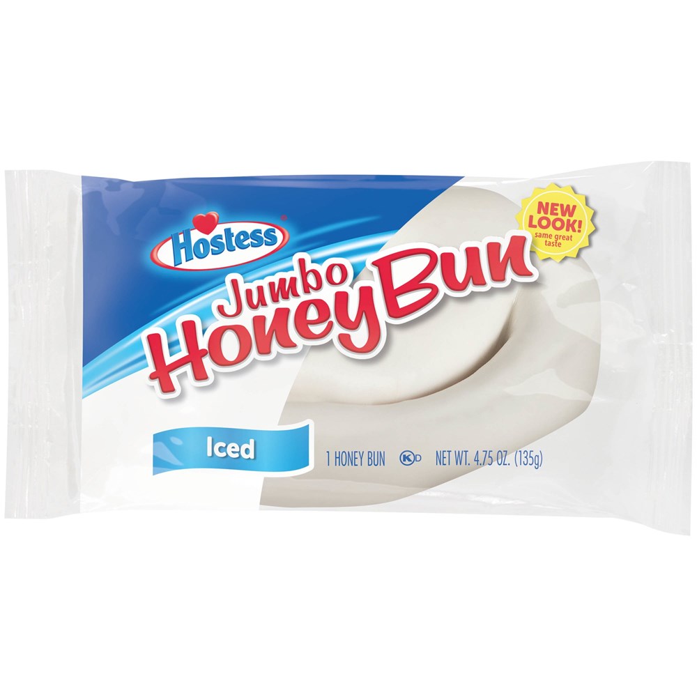 Hostess Iced Jumbo Honey Bun 4.75oz
