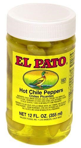 El Pato Hot Chilli Peppers 340g