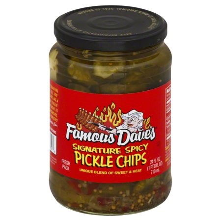 Famous Dave's Spicy Pickles Chips 24oz
