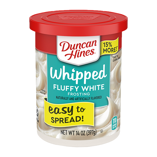 Duncan Hines Whipped Fluffy White Frosting 14oz