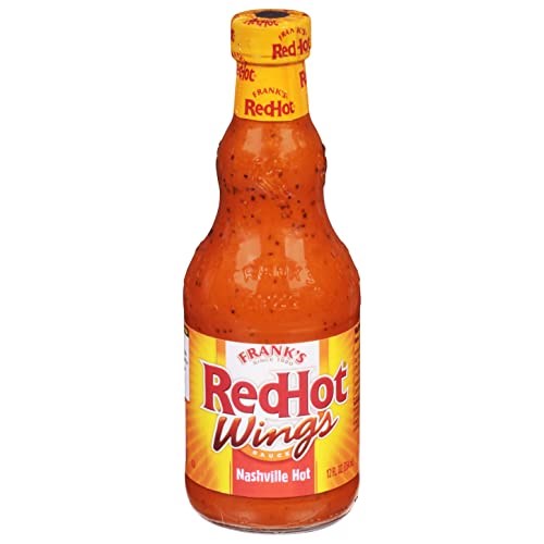Frank's Redhot Wing's Sauce Nashville Hot 12oz