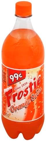 Frostie Orange Soda Plastic Bottle 32oz
