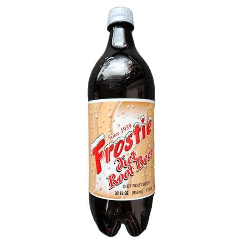 Frostie Diet Root Beer Plastic Bottle 32oz
