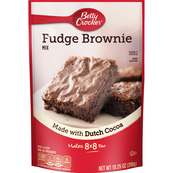 Betty Crocker Fudge Pouch Brownie Mix 10.25oz (BEST BY: OCT 2025)