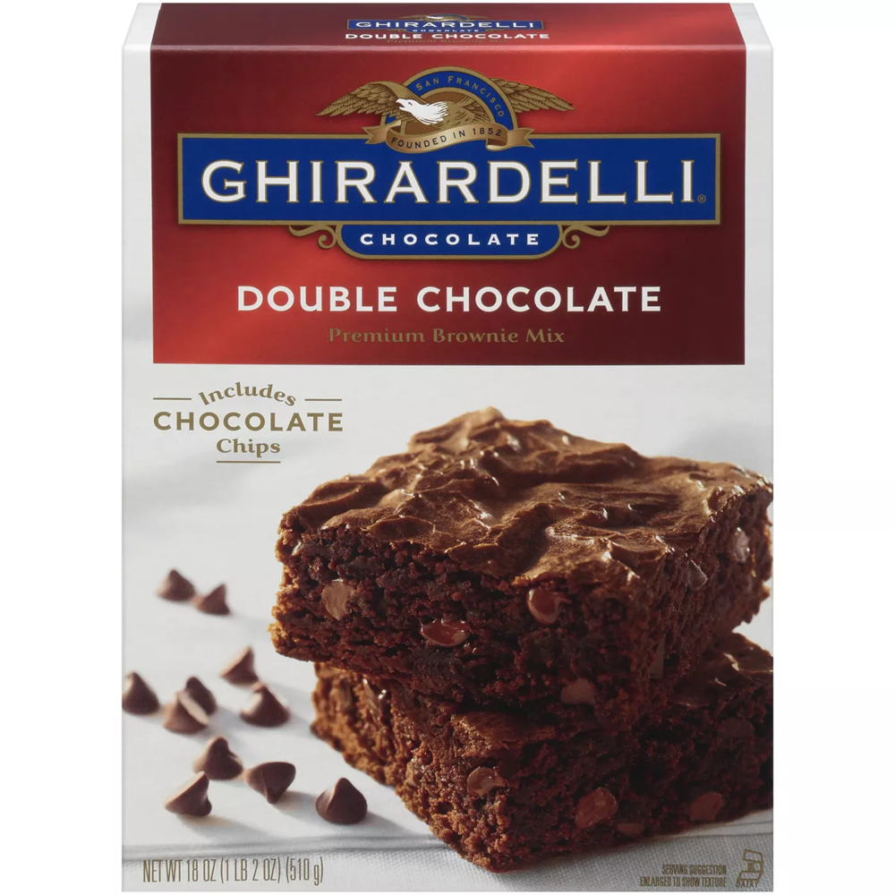 Ghirardelli Double Chocolate Premium Brownie Mix 18oz