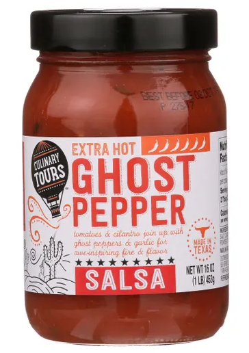 Culinary Tours Extra Hot Ghost Pepper Salsa